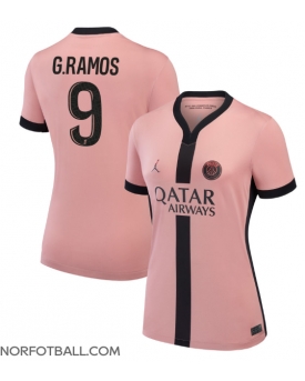 Billige Fotballdrakt Paris Saint-Germain Goncalo Ramos #9 Replika Tredjedrakt Dame 2024-25 Kortermet